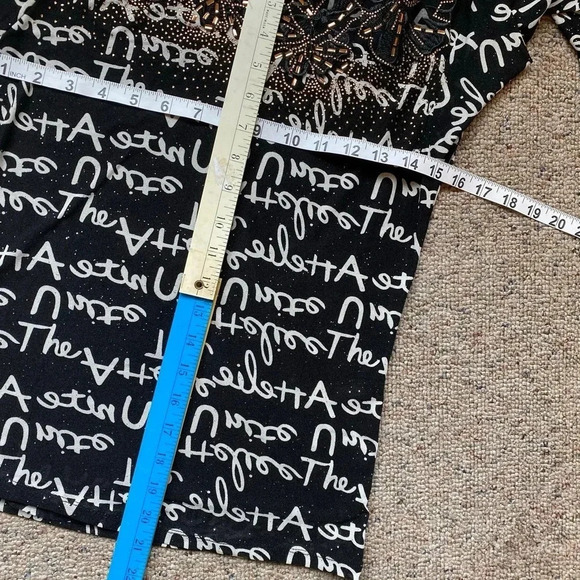 Carl Fancy Sexy Stretch Casual Blouse Top Women Size S/M - Picture 2 of 7